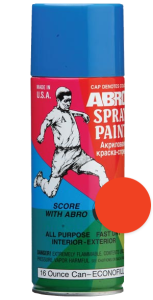 Краска-спрей стандартная 73 (красная) ABRO
