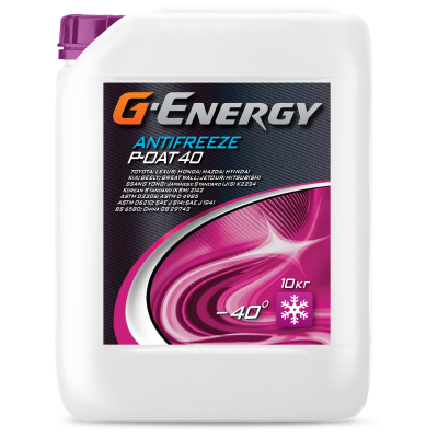 G-Energy Antifreeze P-OAT 40 10KG AF_07-08-2024_Face