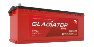 Аккумуляторная батарея GLADIATOR EFB 6CT-195L(3) 195Ач 1400А 516х223х223