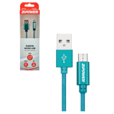 ZiPOWER PM6657 Кабель Micro USB