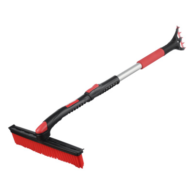 ZiPOWER PM2216 Телескопическая щетка для снега с силиконовой щетиной 94-128 см